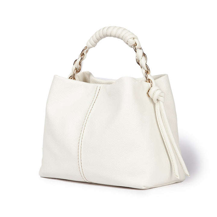 Roberta Gandolfi Amina small borsa a mano in pelle con manico tubolare fasciato e tracolla staccabile Moda