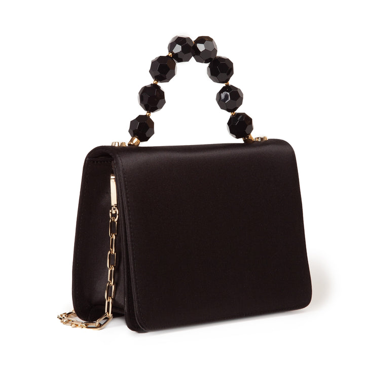 Roberta Gandolfi Sirenetta Mini bag in raso di seta e manico gioiello Vendite Flash
