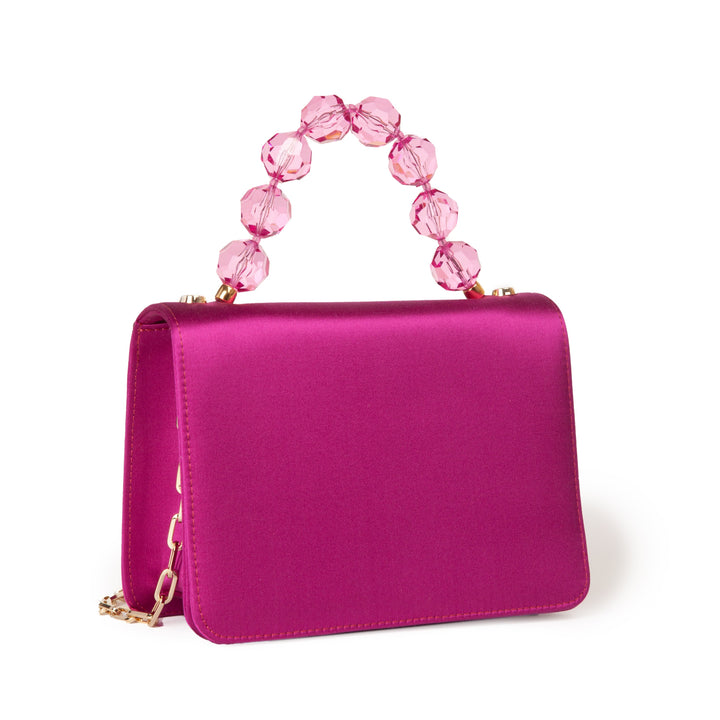 Roberta Gandolfi Sirenetta Mini bag in raso di seta e manico gioiello In Saldo