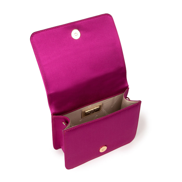 Roberta Gandolfi Sirenetta Mini bag in raso di seta e manico gioiello In Saldo