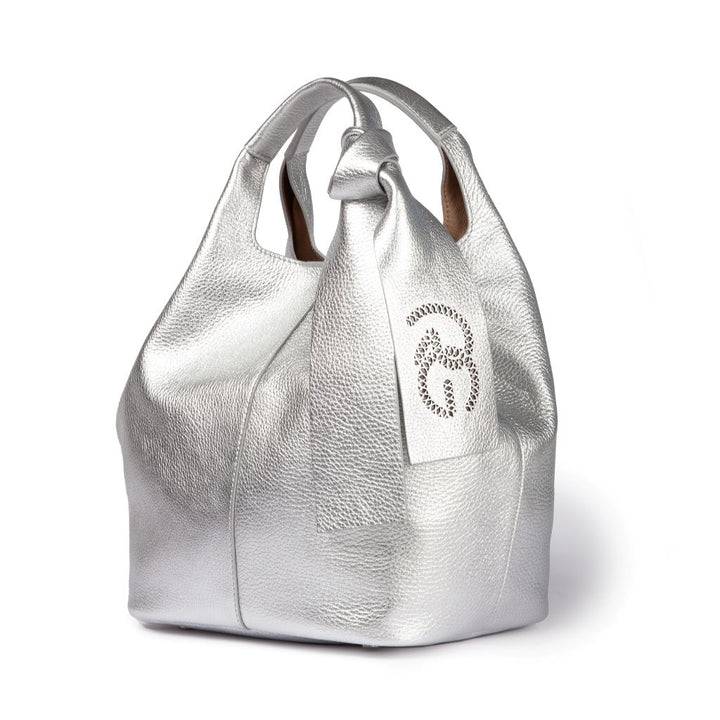Roberta Gandolfi Maia handbag borsa a mano in pelle martellata e tracolla staccabile Nuovi prodotti