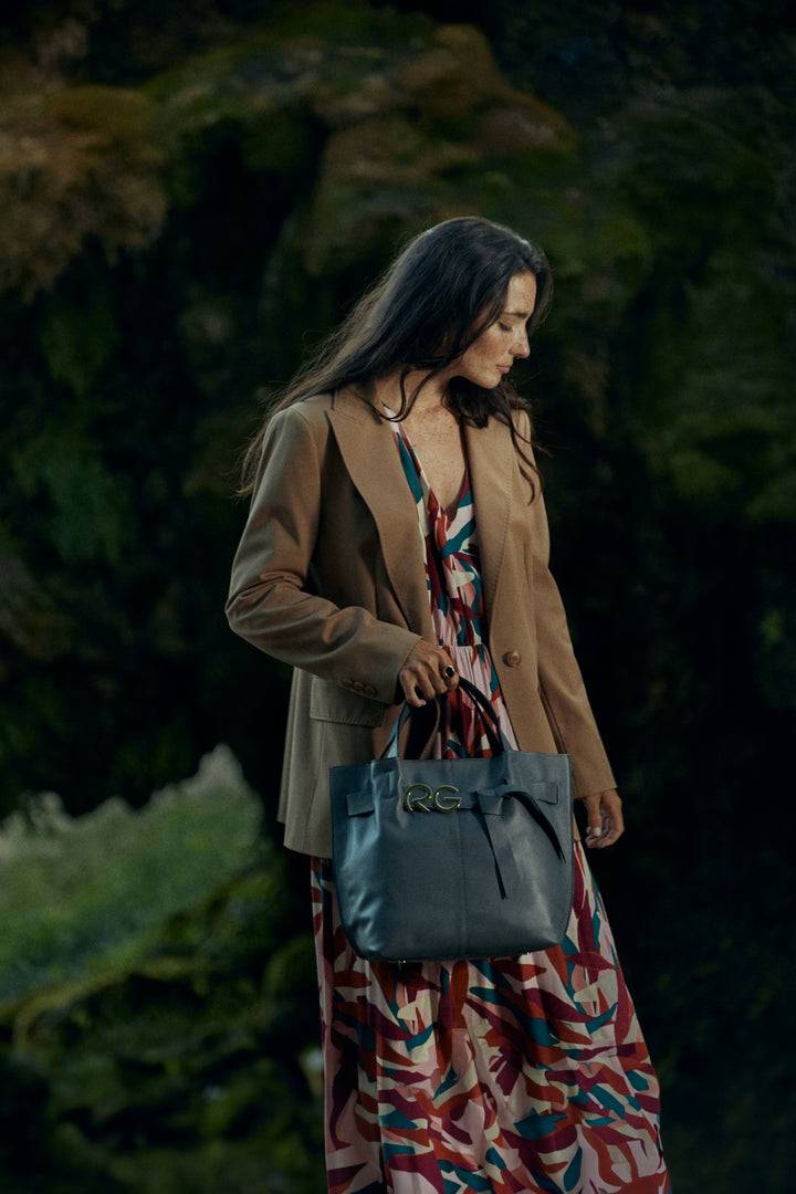 Roberta Gandolfi Dafne medium borsa a mano in pelle con tracolla staccabile Enormi risparmi
