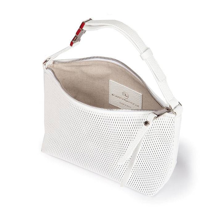 Roberta Gandolfi Yuma baguette in pelle con spallaccio regolabile Ultimi tre giorni