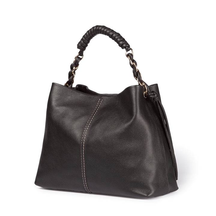 Roberta Gandolfi Amina large borsa a mano in pelle con manico tubolare fasciato e tracolla staccabile Enormi sconti