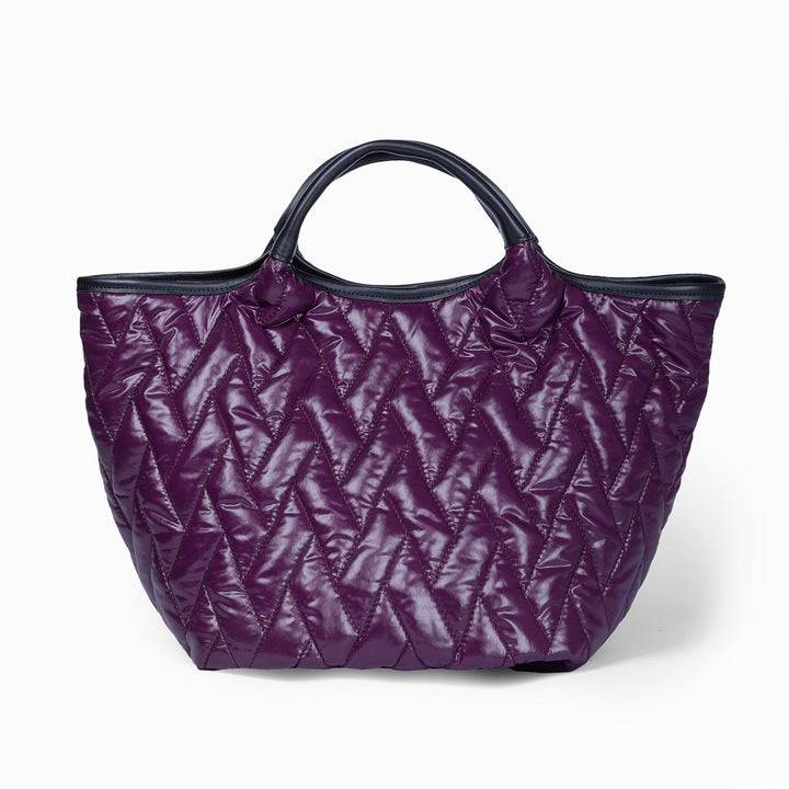 Roberta Gandolfi Joy Puffy borsa trasformabile 5 modelli in 1 in tessuto antigoccia finiture in pelle di vitello e tracolla staccabile Nuovo