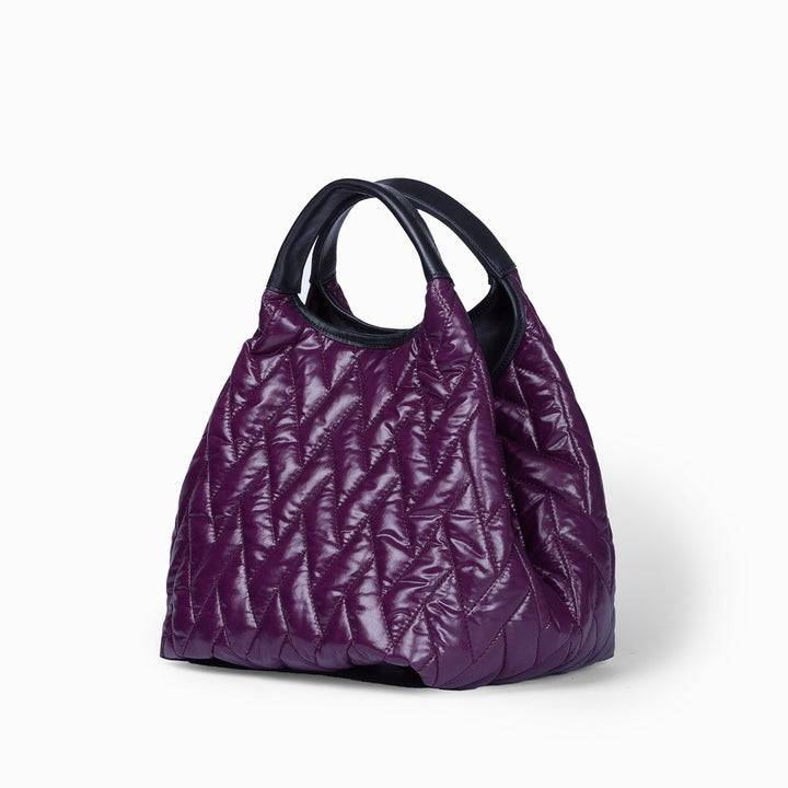 Roberta Gandolfi Joy Puffy borsa trasformabile 5 modelli in 1 in tessuto antigoccia finiture in pelle di vitello e tracolla staccabile Nuovo