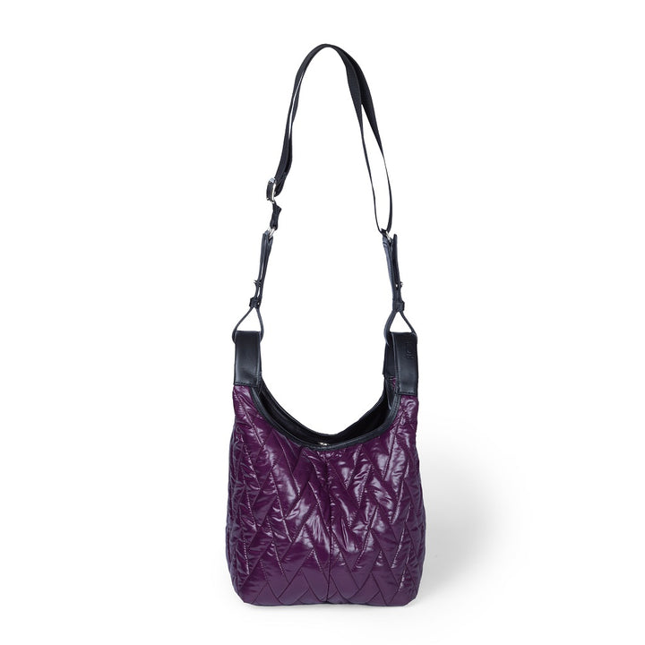Roberta Gandolfi Joy Puffy borsa trasformabile 5 modelli in 1 in tessuto antigoccia finiture in pelle di vitello e tracolla staccabile Nuovo