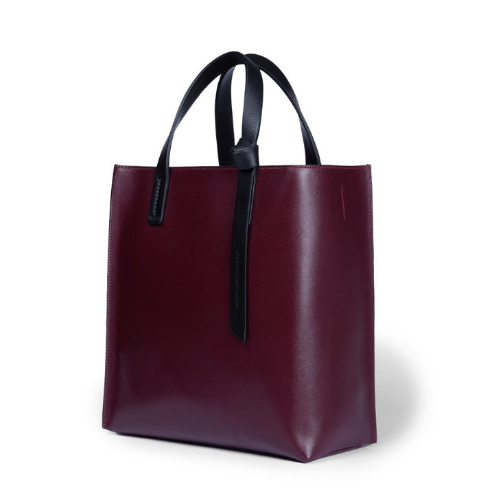 Roberta Gandolfi Arianna Tote borsa in pelle bicolor con tracolla staccabile Promozione Limitata
