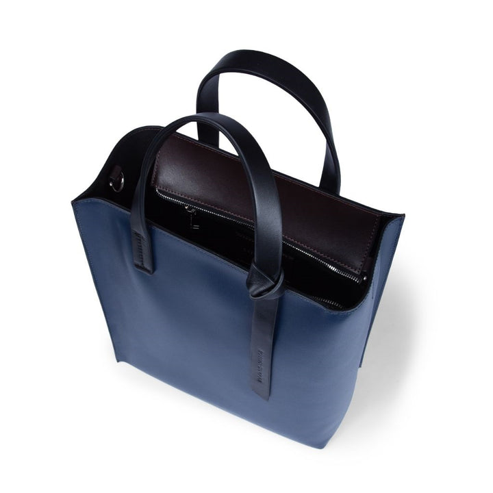 Roberta Gandolfi Arianna Tote borsa in pelle bicolor con tracolla staccabile Fino Al -60%