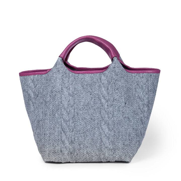 Roberta Gandolfi Joy Wool borsa trasformabile 5 modelli in 1 in tessuto di lana riciclato finiture in pelle di vitello e tracolla staccabile Negozio