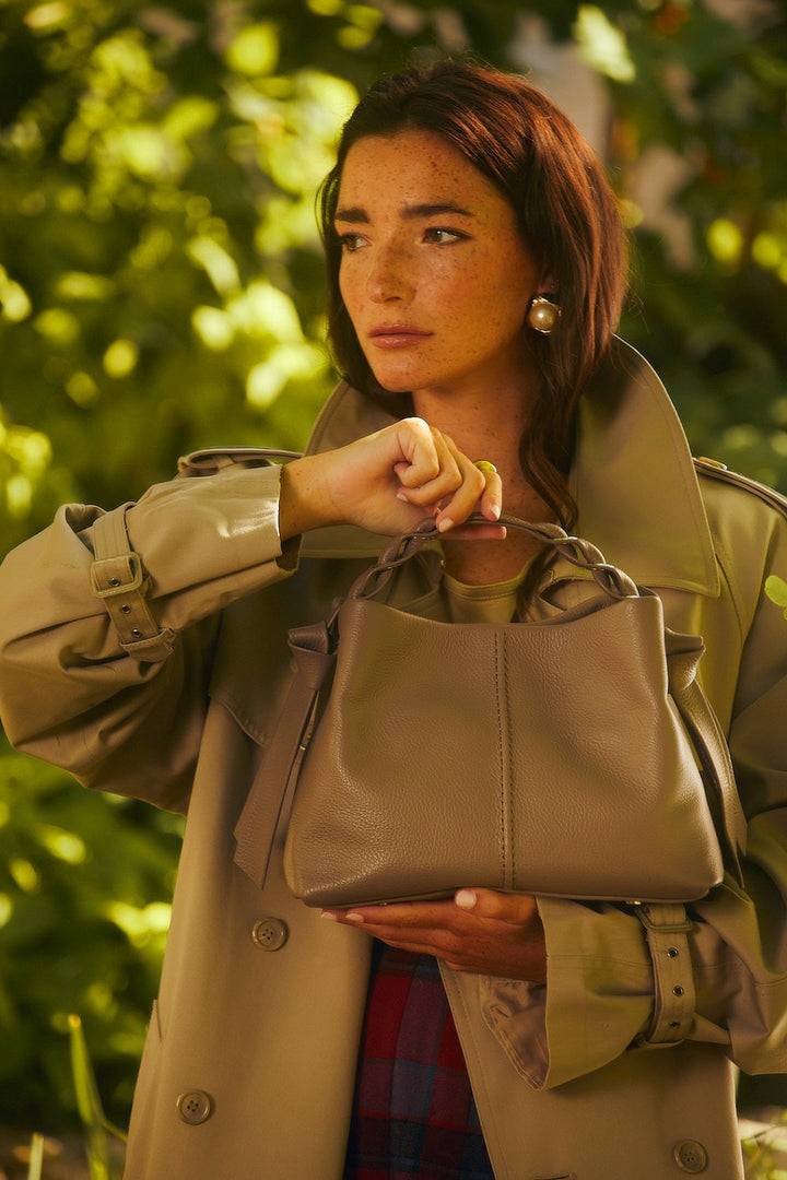 Roberta Gandolfi Asia small borsa a mano in pelle con tracolla staccabile Prezzo di fabbrica