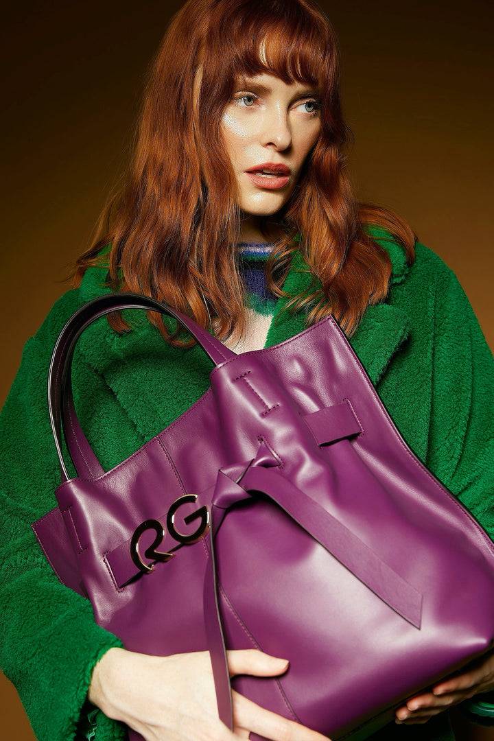 Roberta Gandolfi Dafne Large borsa a mano in pelle con tracolla staccabile Enormi risparmi