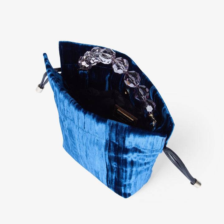Roberta Gandolfi Sirenetta Tulip Velluto Plissè e manico gioiello 50% di sconto per tempo limitato
