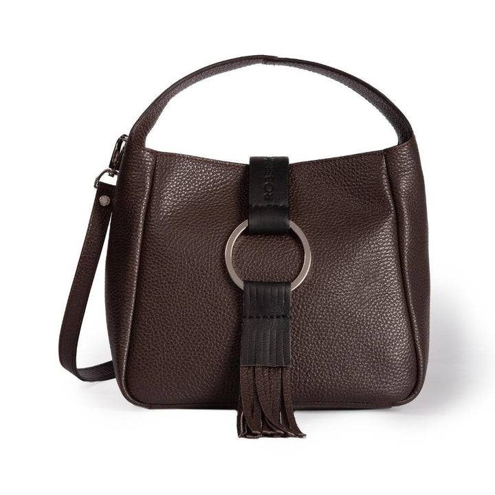 Roberta Gandolfi Samanta hobo small borsa a mano in pelle con tracolla staccabile In Vendita