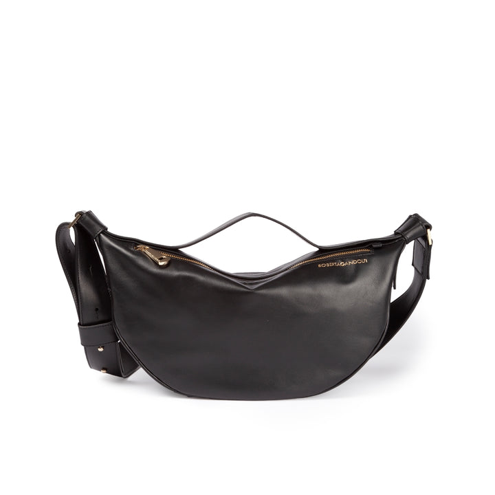 Roberta Gandolfi Micol Banana small cross body in vitello liscio con tracolla regolabile Offerta Anniversario