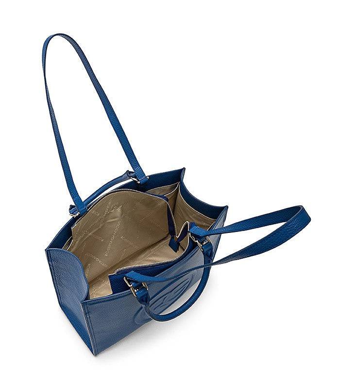 Roberta Gandolfi Roberta Pelle medium Borsa a mano in pelle con doppi spallacci per essere portata a spalla e tramezza Novità