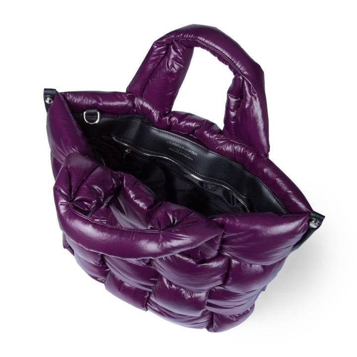 Roberta Gandolfi Greta large borsa in tessuto antigoccia imbottita ed intrecciata a mano con finiture in pelle In Saldo