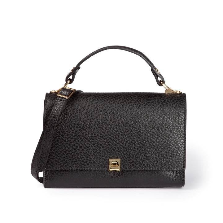 Roberta Gandolfi Elodie compact crossbody borsa in pelle con tramezza interna e tasca esterna con tracolla staccabile e regolabile Latest fashion