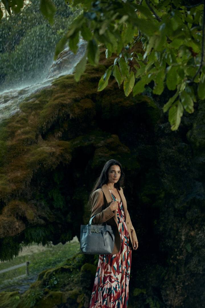 Roberta Gandolfi Dafne Large borsa a mano in pelle con tracolla staccabile Latest stili