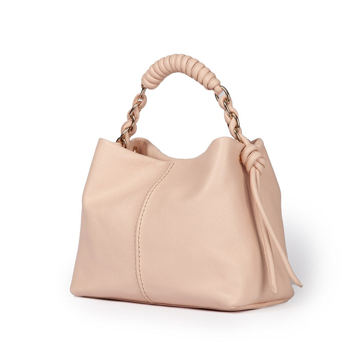 Roberta Gandolfi Amina small borsa a mano in pelle con manico tubolare fasciato e tracolla staccabile Sconti VIP