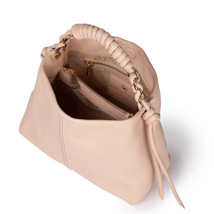 Roberta Gandolfi Amina small borsa a mano in pelle con manico tubolare fasciato e tracolla staccabile Sconti VIP