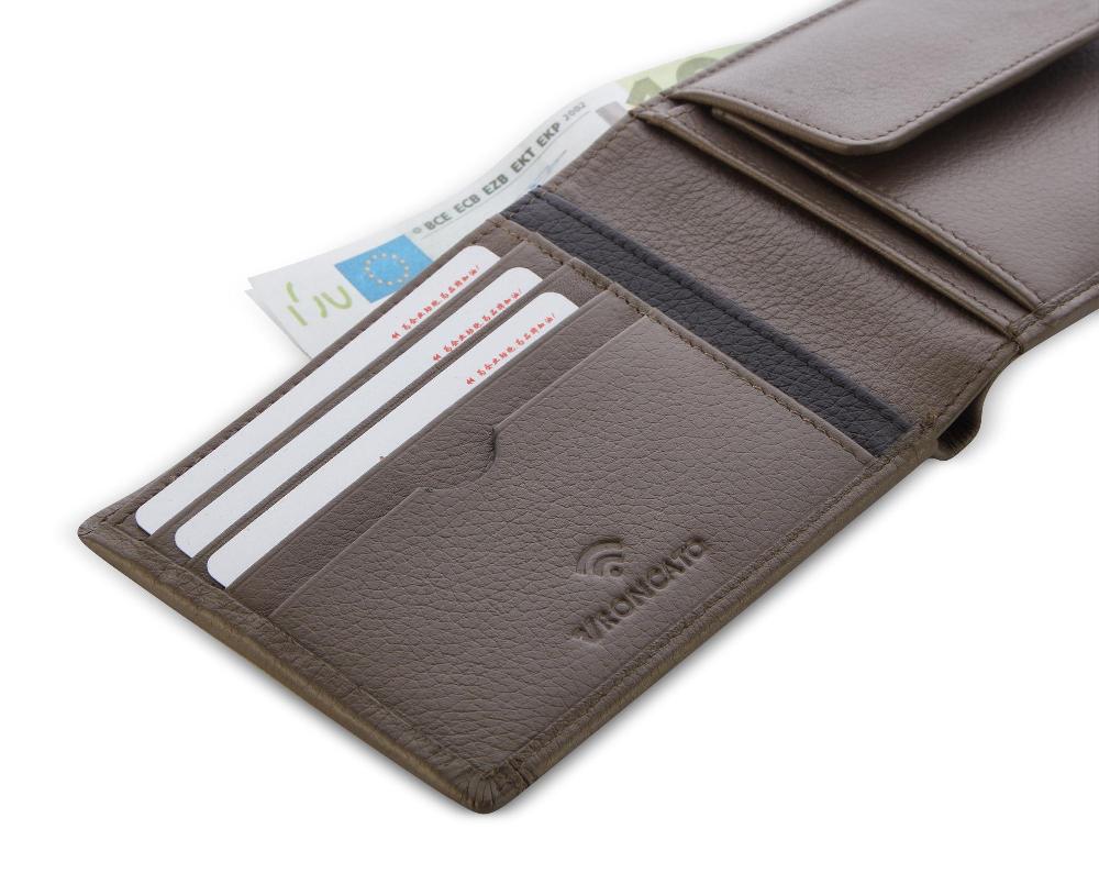Roncato Portafoglio con portamonete alaska greige Negozio Online Roncato Fino Al -60%
