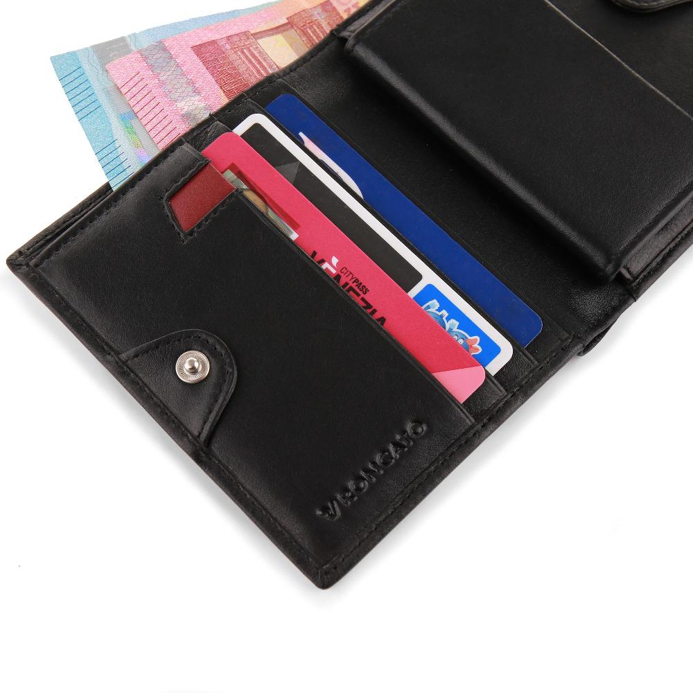 Roncato Portafoglio con portamonete pascal nero Negozio Online Roncato Outlet
