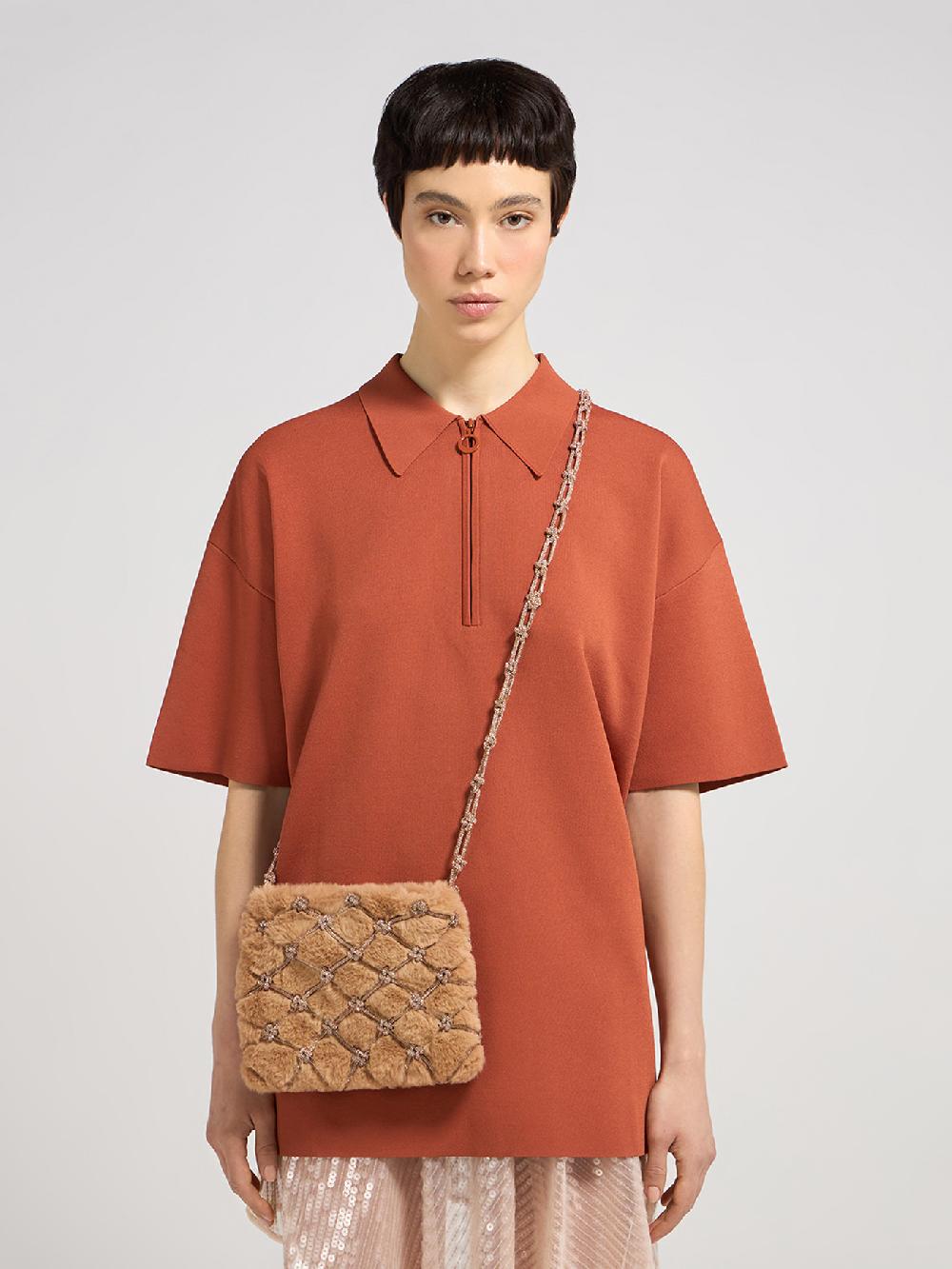 Rosantica Fluffy Flat Brown Italia