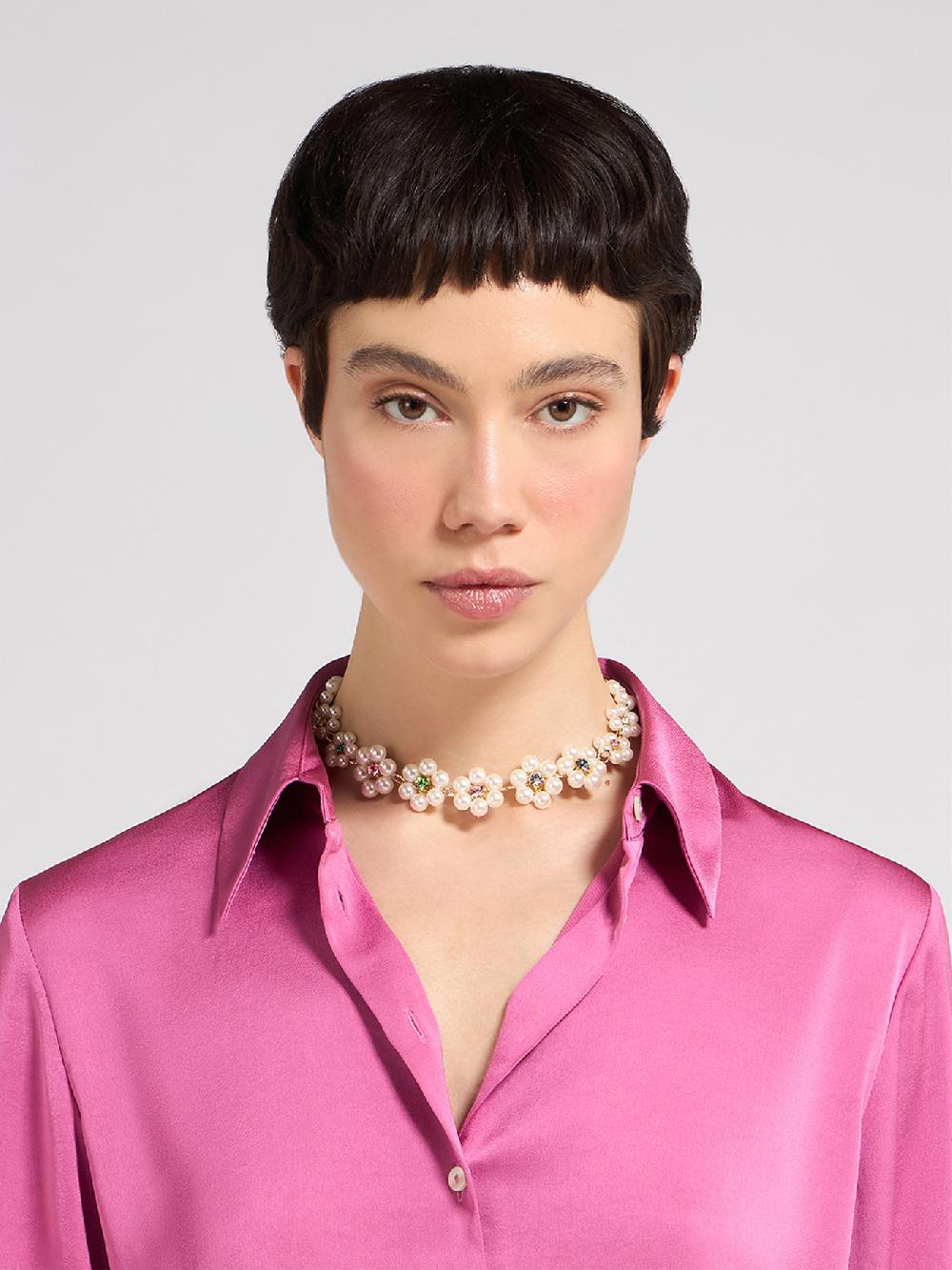 Rosantica Cindy Flower Necklace In vendita