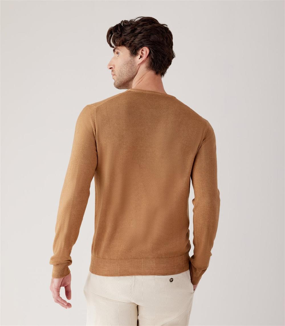 S.Moritz GIROCOLLO LANA SETA CASHMERE Vendita Calda