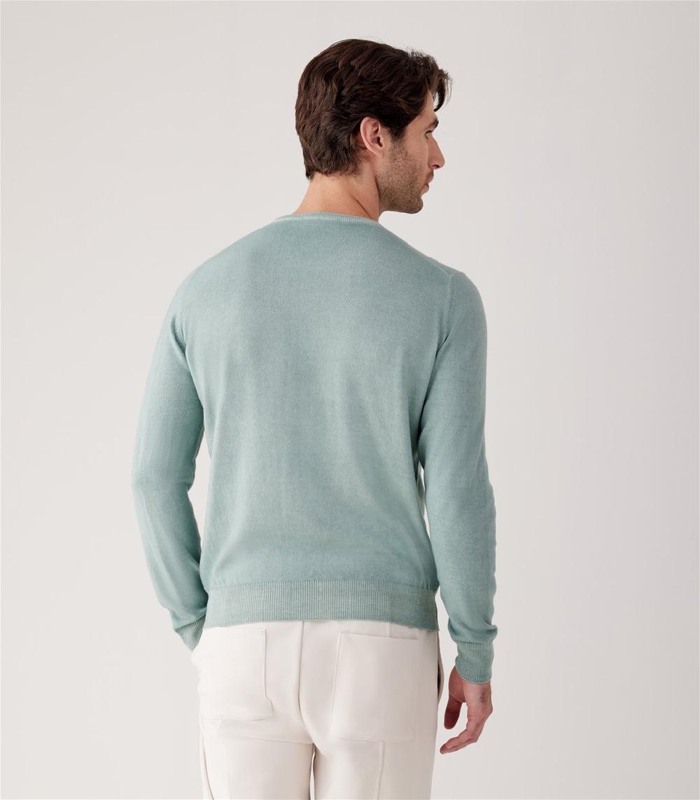 S.Moritz GIROCOLLO LANA SETA CASHMERE Moda