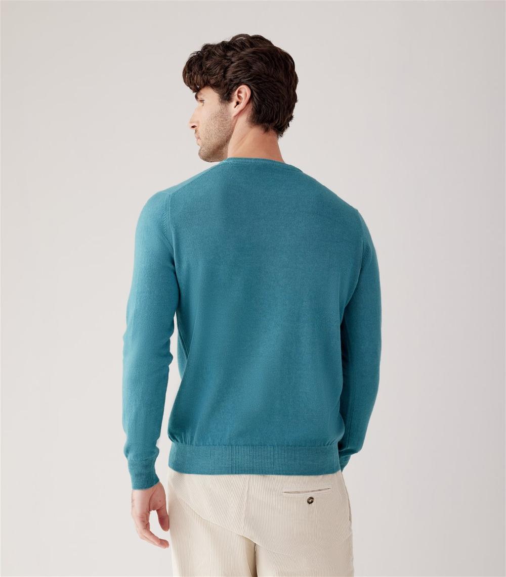 S.Moritz GIROCOLLO LANA SETA CASHMERE Italia