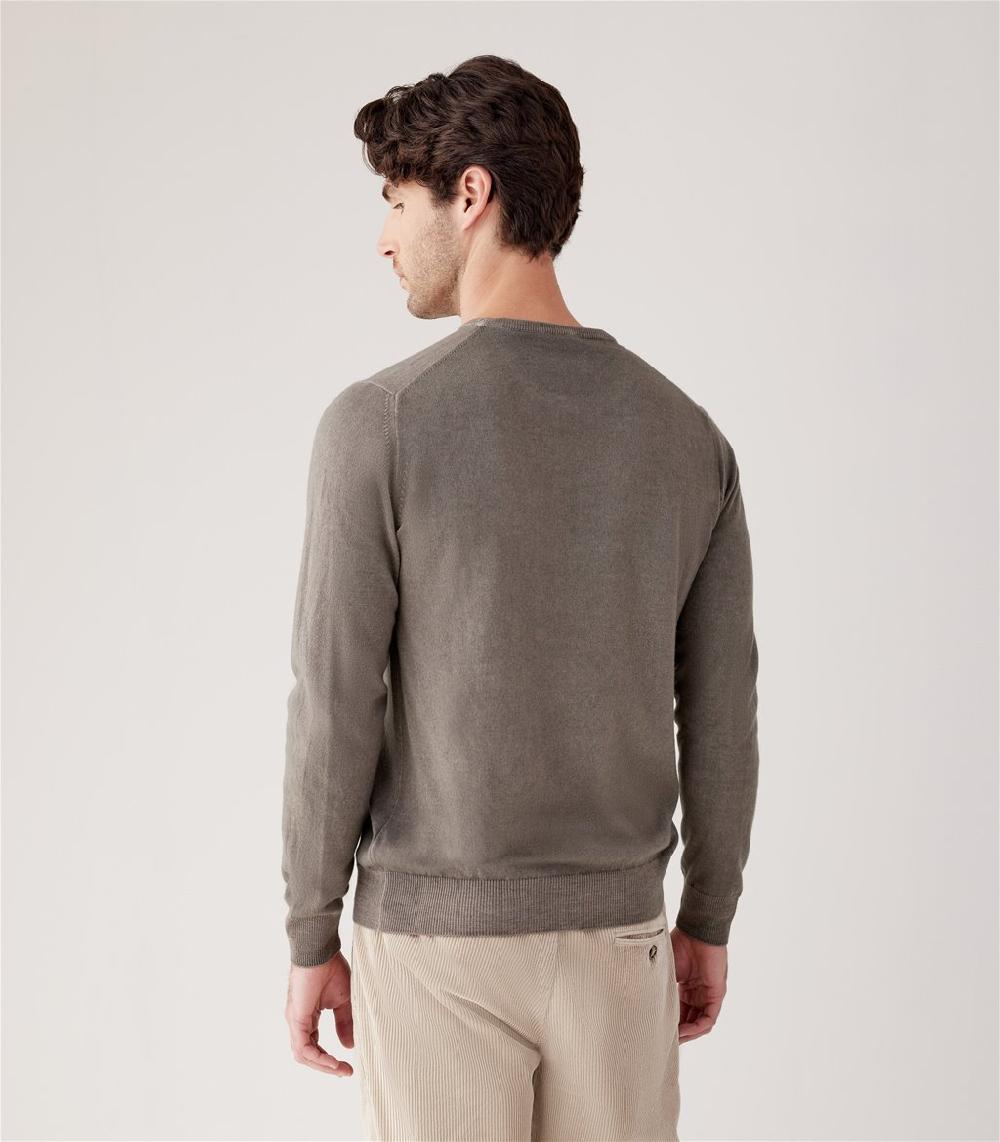 S.Moritz GIROCOLLO LANA SETA CASHMERE Spedizione Gratuita