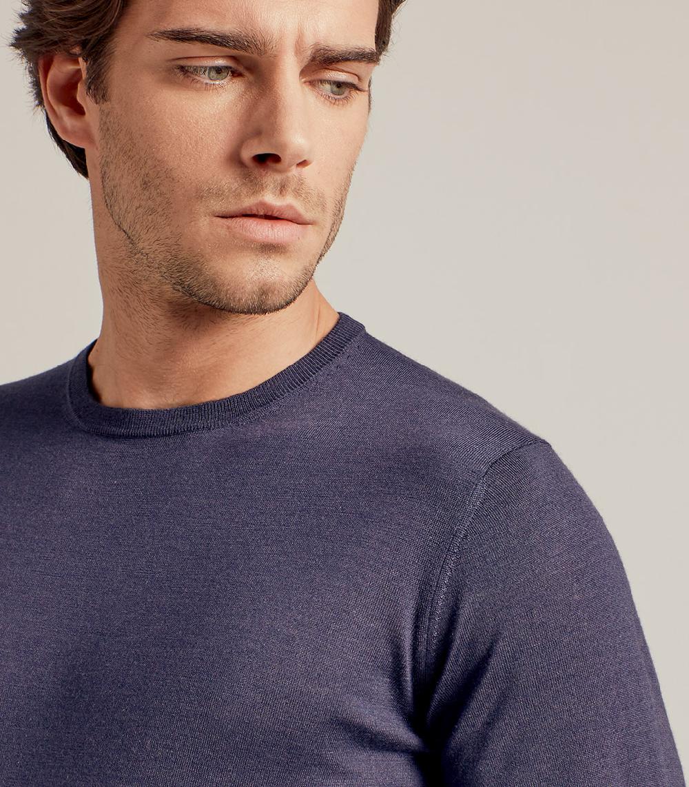 S.Moritz GIROCOLLO LANA SETA CASHMERE - AVIO Fino Al -60%