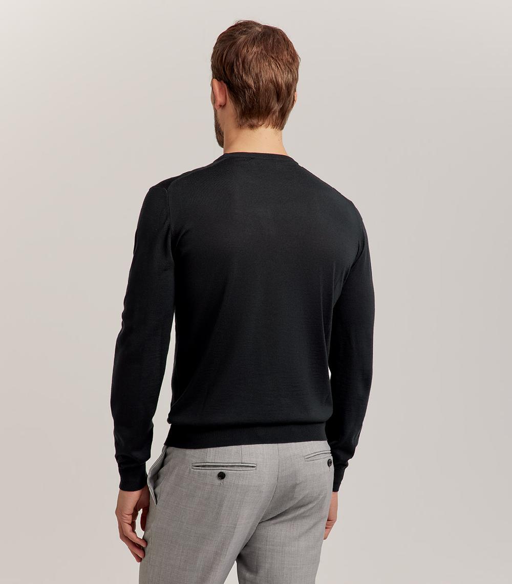 S.Moritz GIROCOLLO ROYAL MERINO - VERDE SCURO Sconto