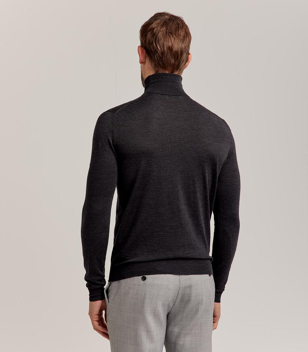 S.Moritz DOLCEVITA ROYAL MERINO - GRIGIO ANTRACITE Moda