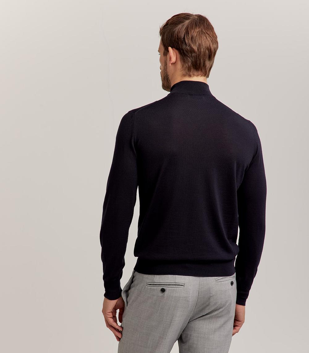S.Moritz LUPETTO ROYAL MERINO - BLU NAVY Promozione