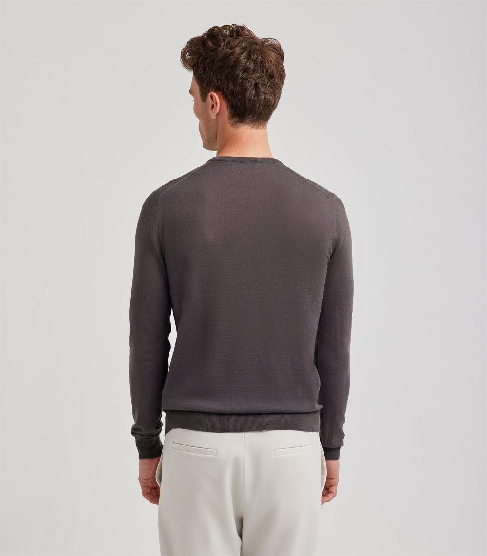 S.Moritz Maglia girocollo da uomo royal merino | S.Moritz Sito Ufficiale Shopping Online