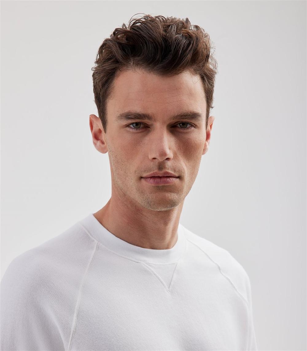 S.Moritz Felpa raglan da uomo off white | S.Moritz Sito Ufficiale In Vendita
