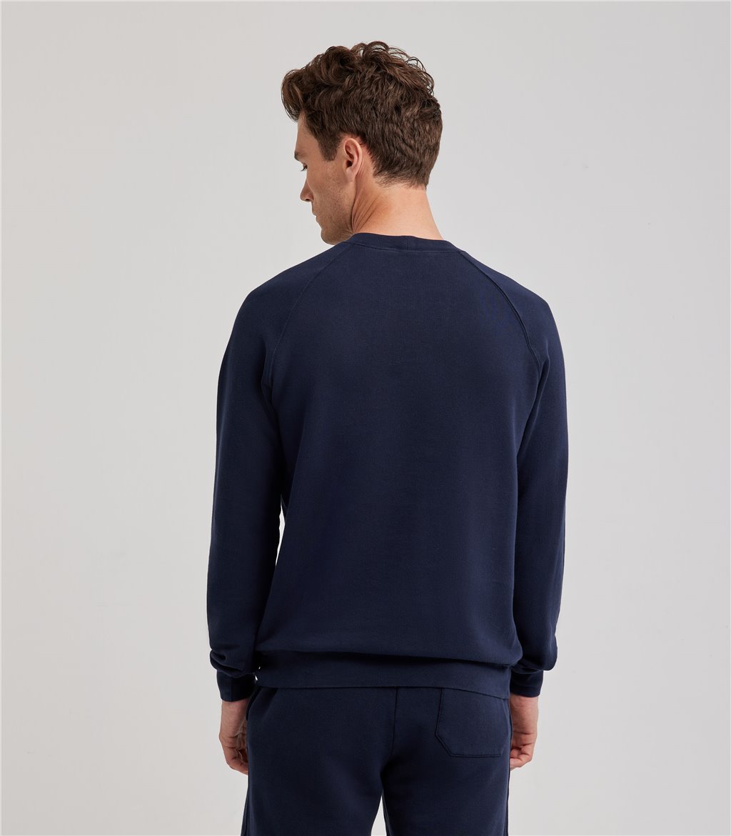 S.Moritz Felpa raglan da uomo blu navy | S.Moritz Sito Ufficiale Offerte