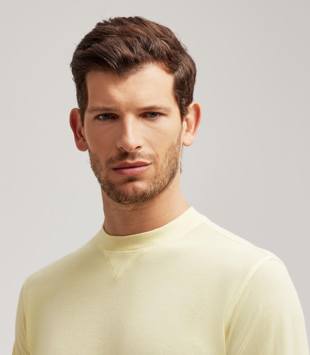 S.Moritz GIROCOLLO FELPA - COTONE PIQUET Moda