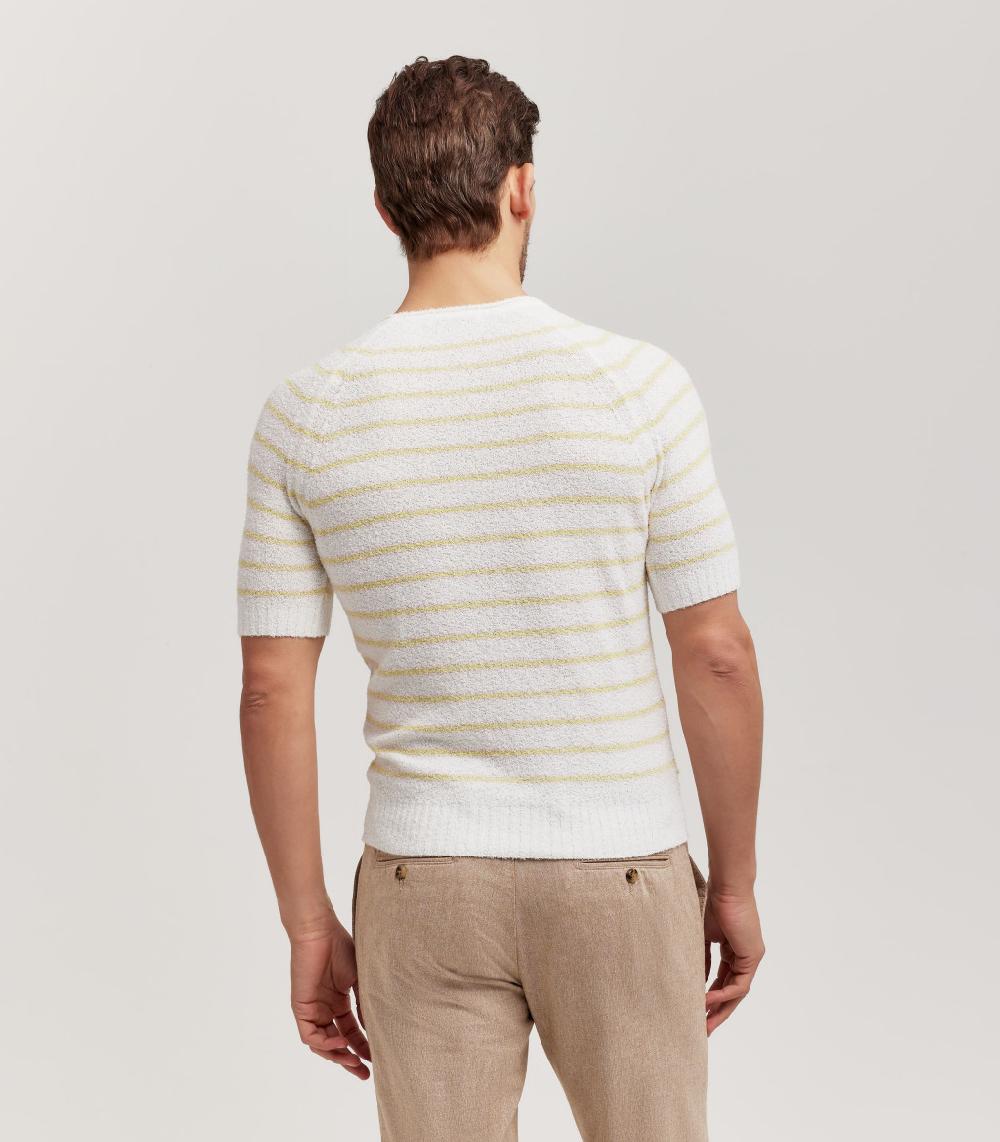 S.Moritz GIROCOLLO RAGLAN EFFETTO SPUGNA - COTONE 2025
