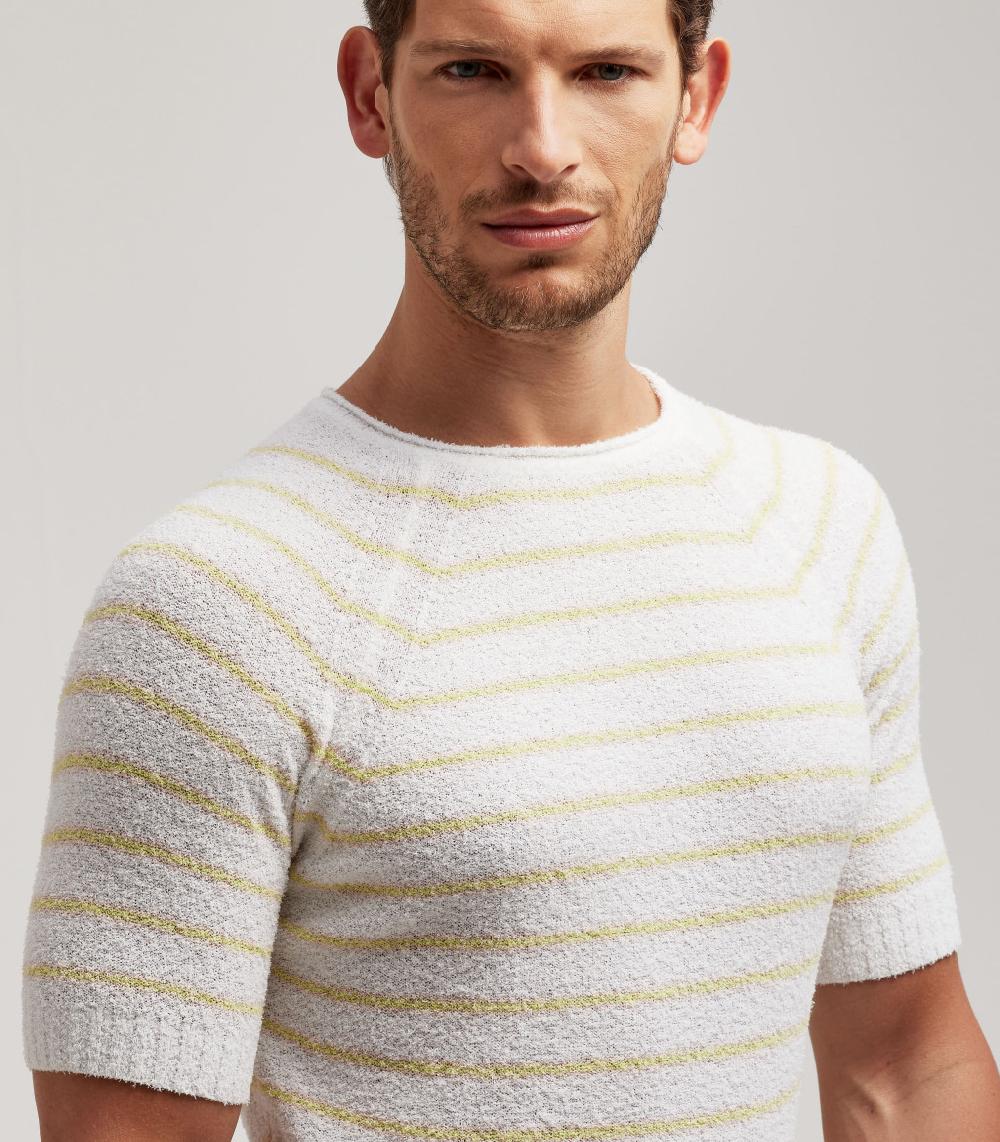 S.Moritz GIROCOLLO RAGLAN EFFETTO SPUGNA - COTONE 2025