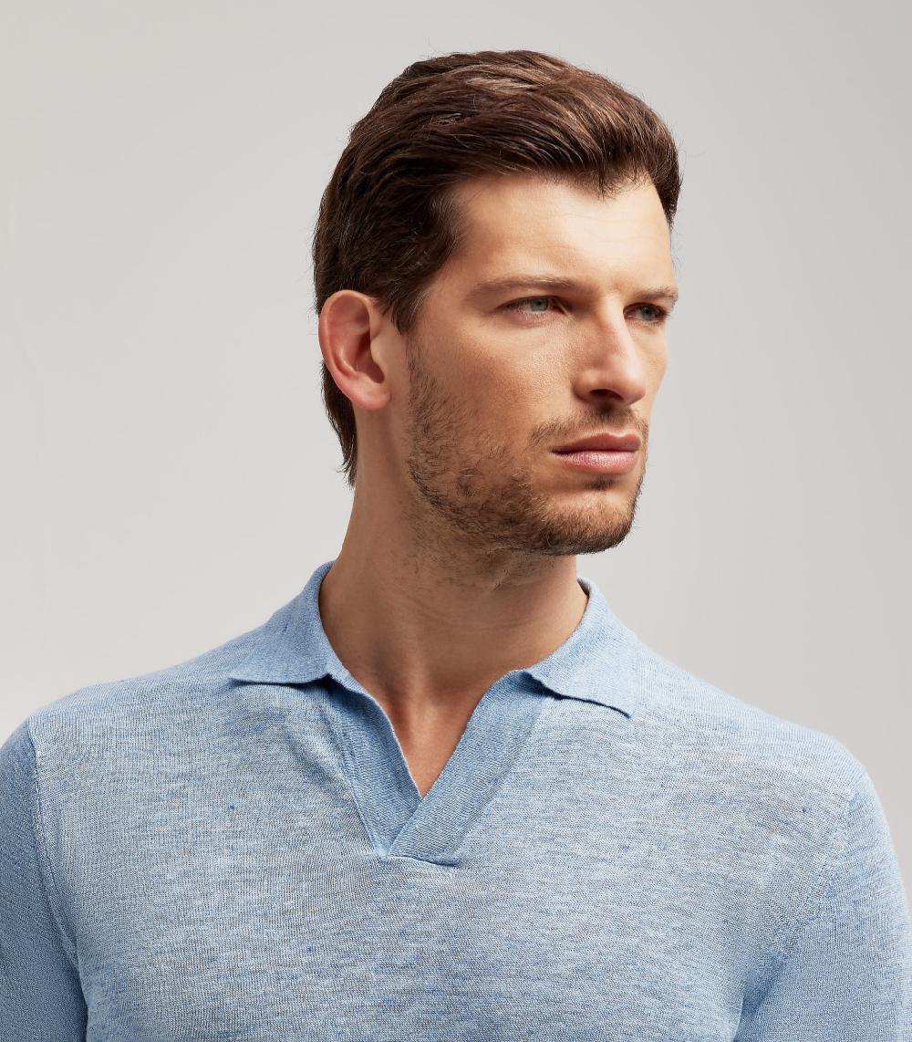 S.Moritz POLO SKIPPER - LINO COTONE Presa