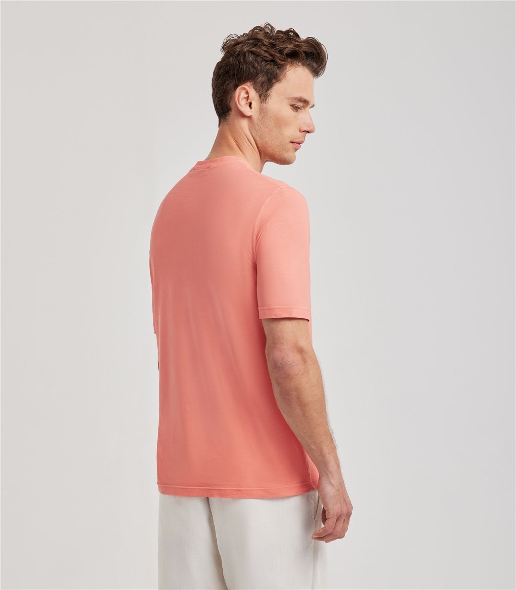 S.Moritz T-shirt pesca da uomo in cotone crepe | S.Moritz Sito Ufficiale Saldi Di Fabbrica