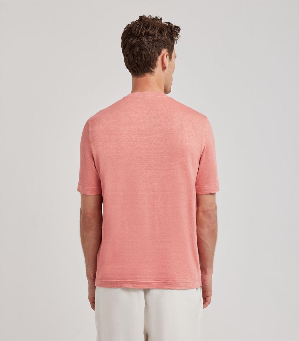 S.Moritz T-shirt pesca da uomo in jersey lino | S.Moritz Sito Ufficiale Nuova