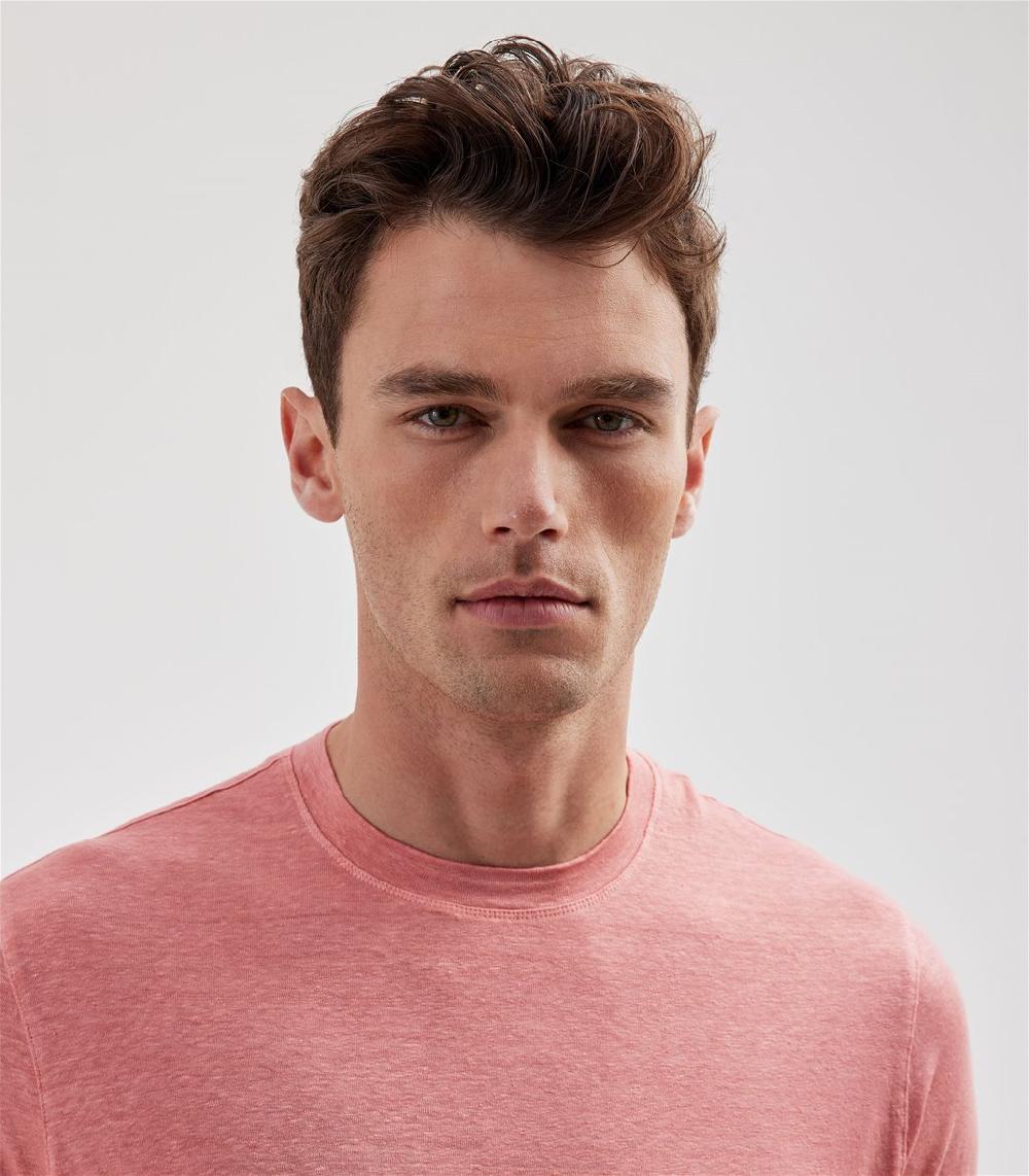 S.Moritz T-shirt pesca da uomo in jersey lino | S.Moritz Sito Ufficiale Nuova