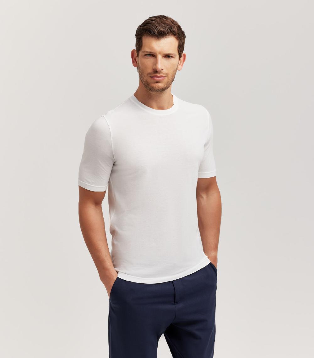 S.Moritz T-SHIRT - COTONE CREPE Nuovo