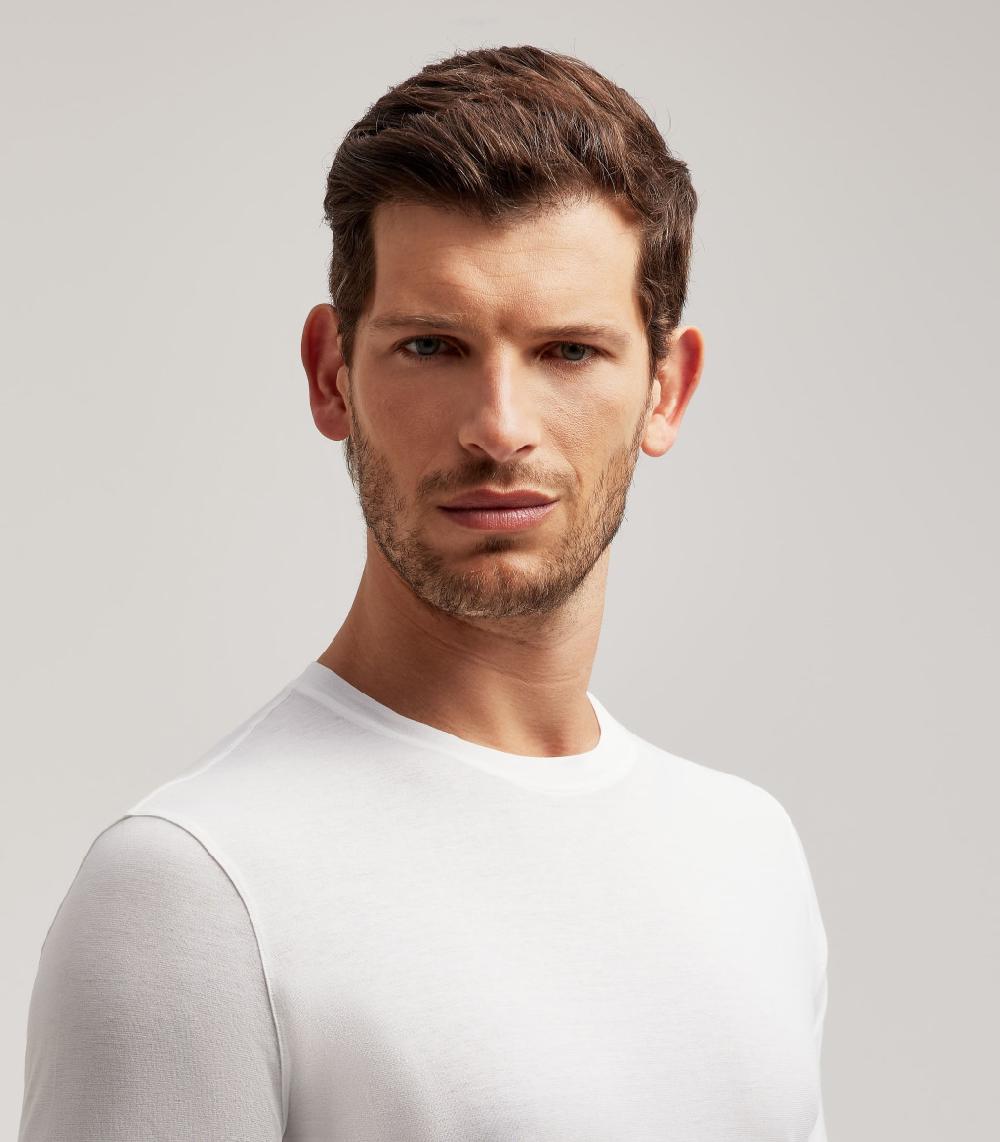 S.Moritz T-SHIRT - COTONE CREPE Nuovo