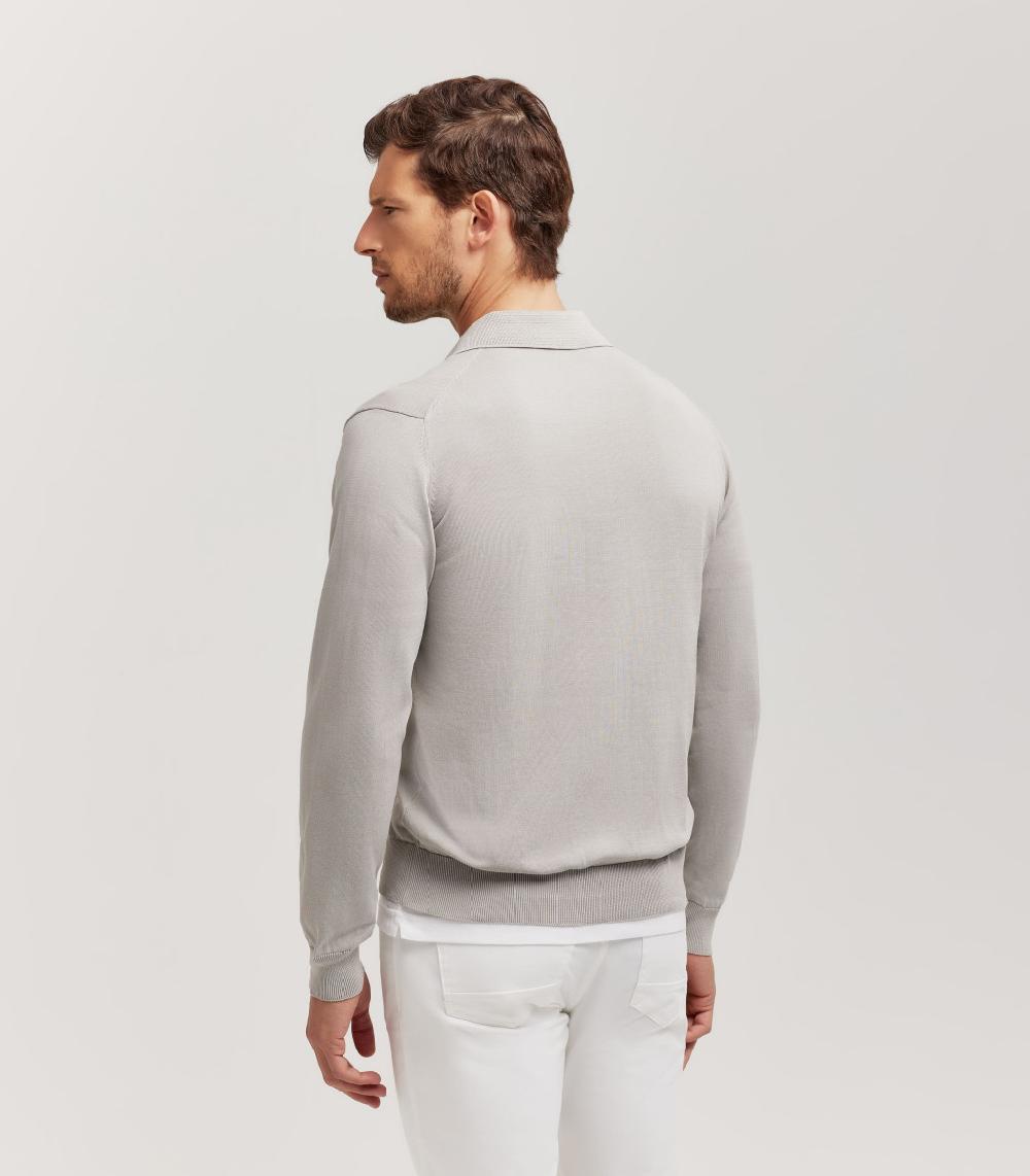 S.Moritz FULLZIP COLLO POLO - COTONE Sottocosto